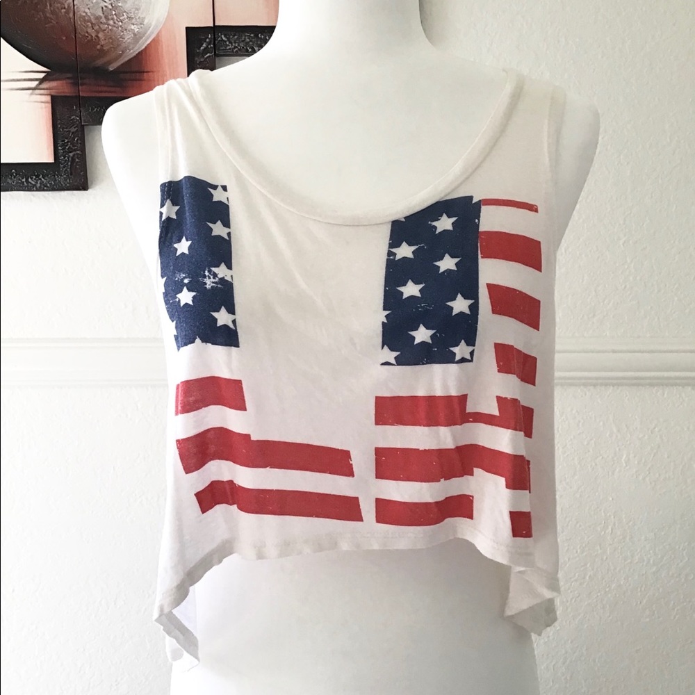 LA American flag top